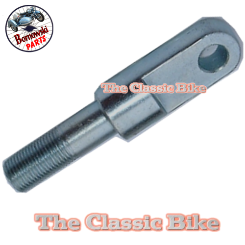 Flachbolzen mit Schaft 18 mm,  Gewinde M 18 x 1,5