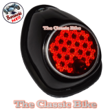 Tail light, Eber form with red Lens suitable for rear Sidecar Fender