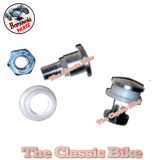 Trunk lid mounting Bolt with  fittings,  for TR500  Model with rubber ring suspension