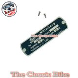 Typenschild S 350 ab Bj. 52 mit Kerbnägel 3 mm